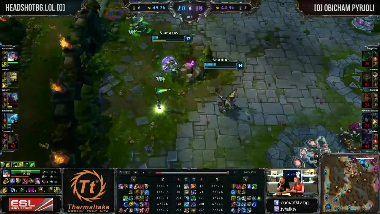 League of Legends: Obicham Purjoli vs headshotbg.lol - Esl Bg Eps сезон 7 - Afk Tv Еп. 25 част 6