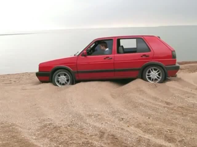 Golf 2 на плажа !!!