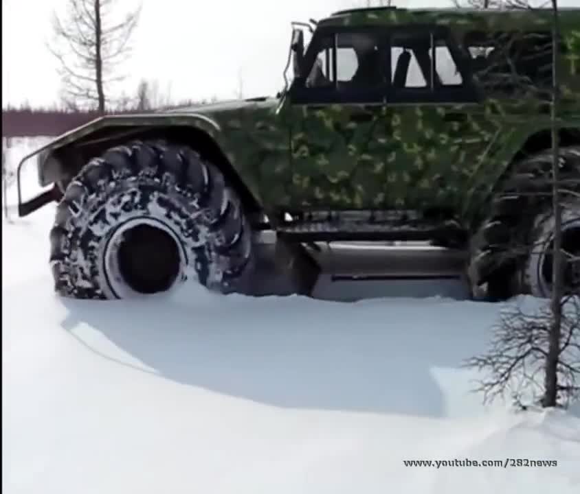 Уаз вседеход минава навсякъде