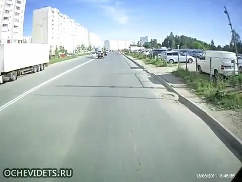 Пиян руснак на мотопед