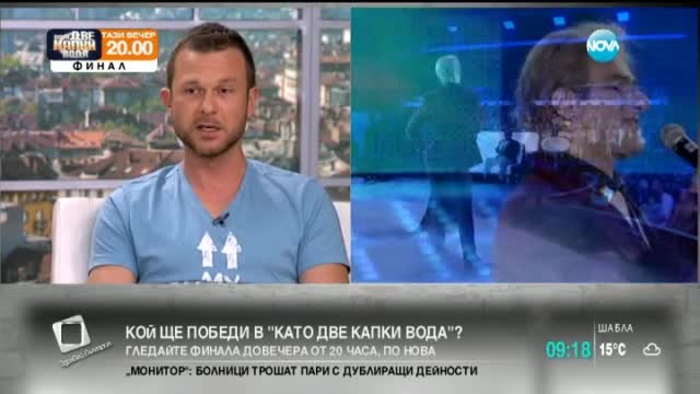 Ненчо Балабанов за финала на „Като две капки вода”