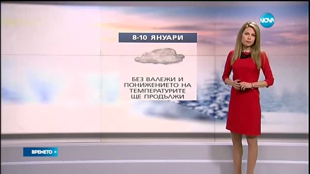 Прогноза за времето (01.01.2017 - централна)