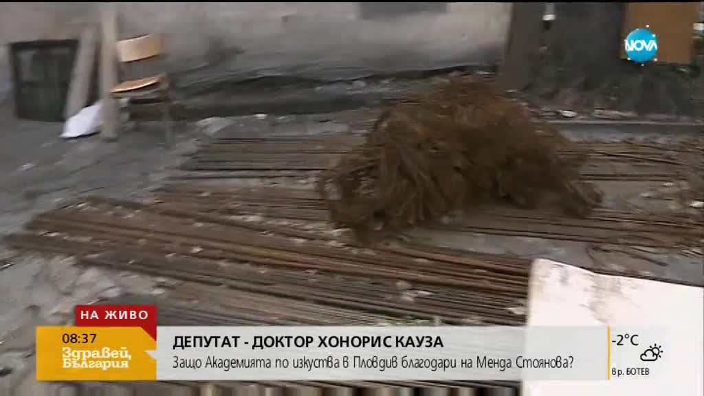 Защо Академията по изкуства в Пловдив благодари на Менда Стоянова с титлата?
