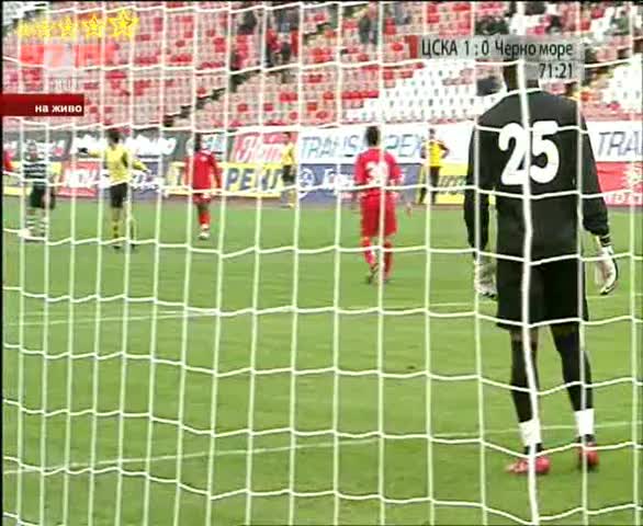 Цска 1 - 1 Черно Море Всички Голове 8.11.2008 Високо Качество