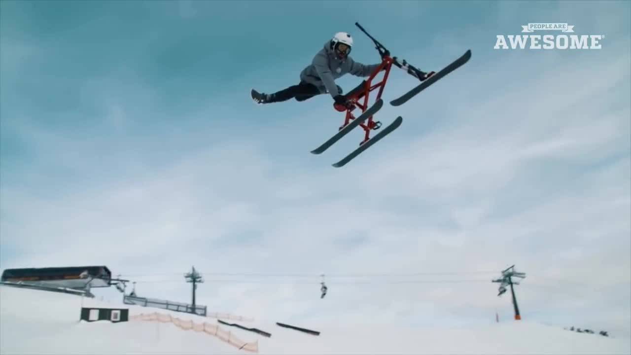 Хората са страхотни 2017 | Snowbiking, Freerunning & Kettlebell Swings