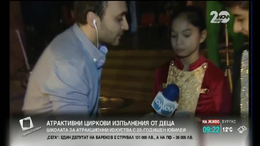 Атрактивни циркови изпълнения от деца
