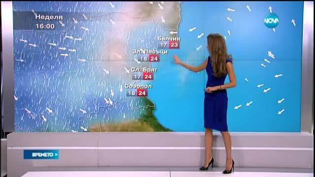 Прогноза за времето (21.06.2015 - обедна)