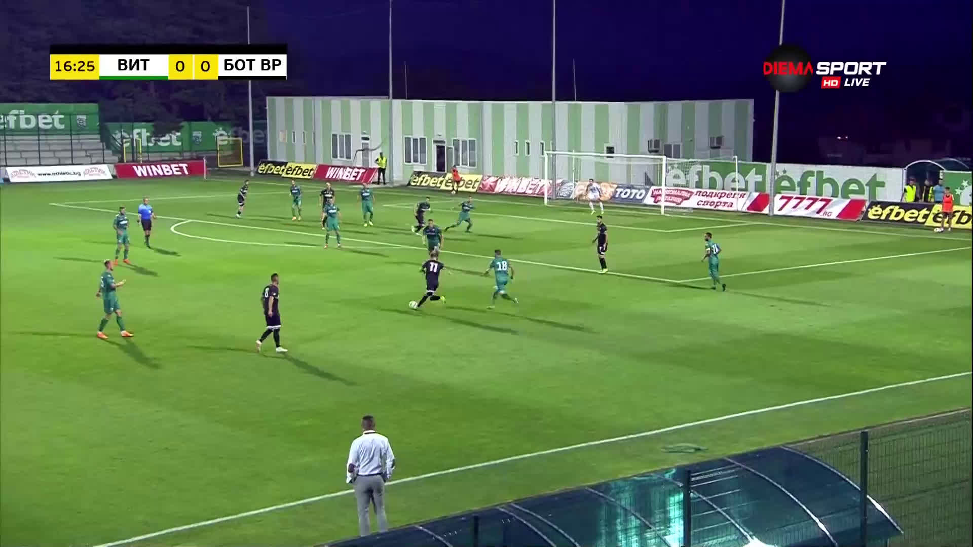 Витоша - Ботев Вр 0:1 /първо полувреме/