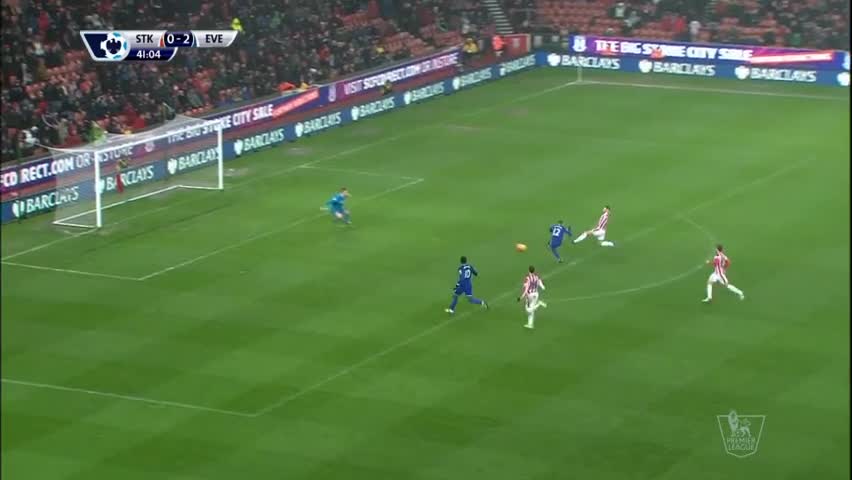 ВИДЕО: Стоук Сити - Евертън 0:3 /25-и кръг Премиършип/