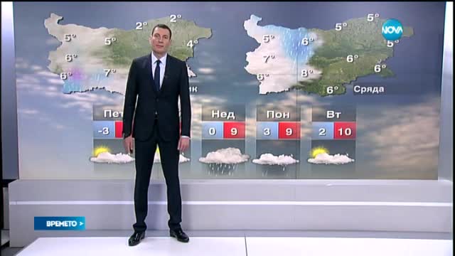 Прогноза за времето (20.02.2015 - обедна)