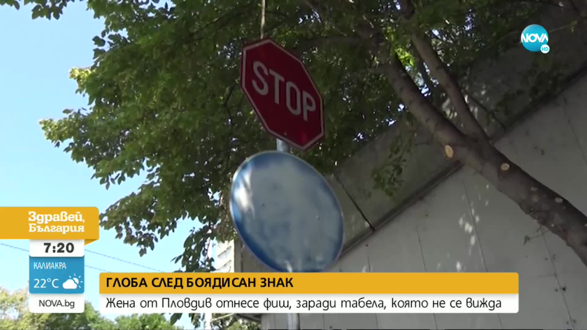 Глобиха жена от Пловдив заради знак, който не се вижда