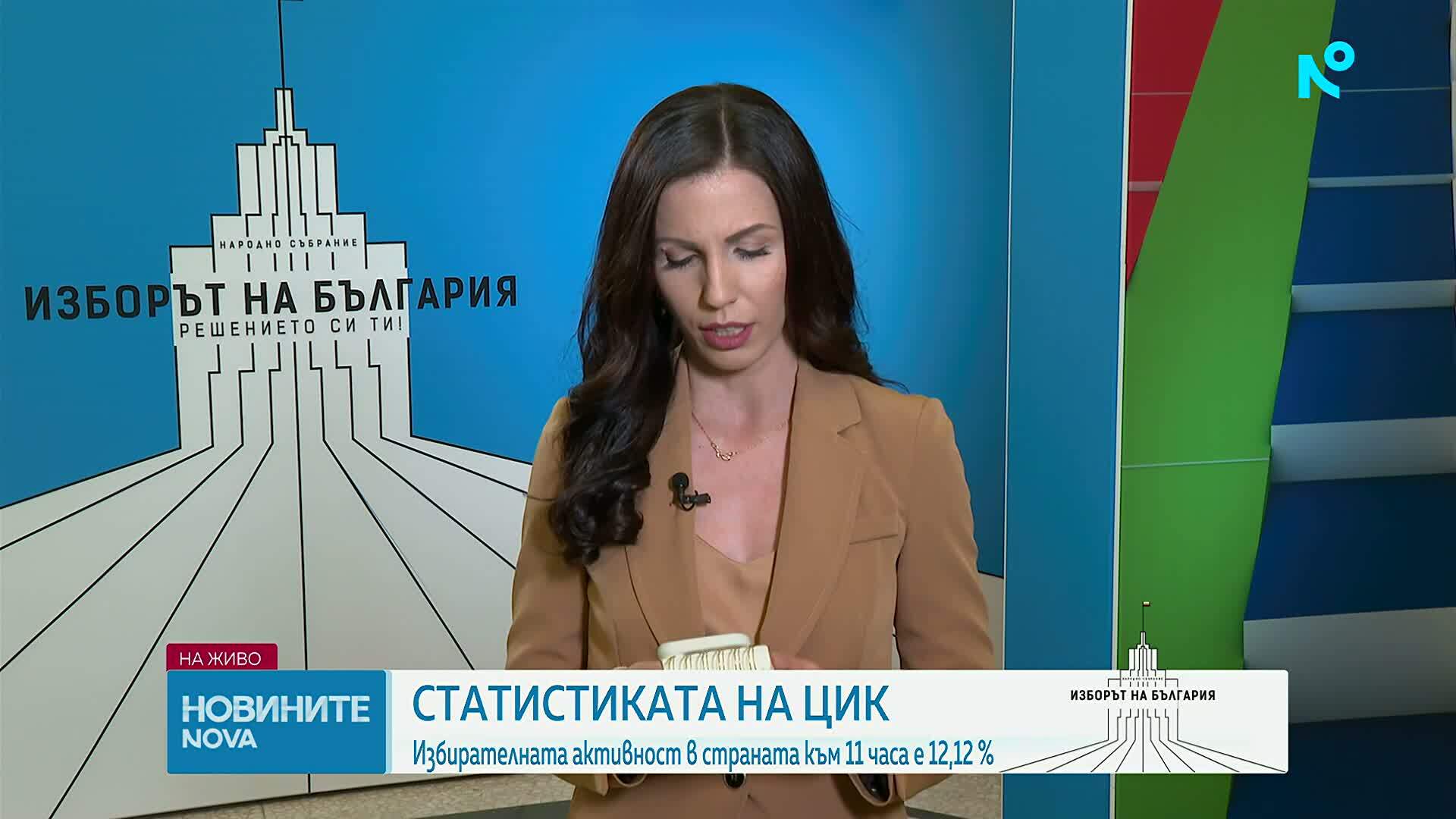 ЦИК обяви избирателна активност към 11:00 часа