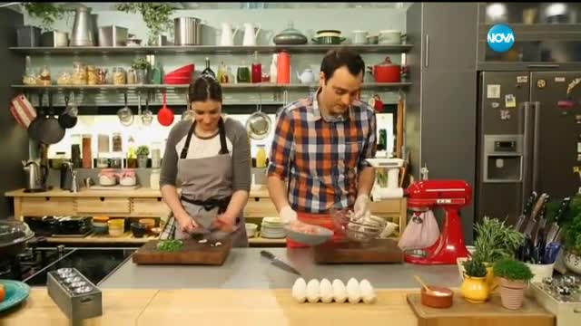 Шакшука с пилешки кюфтенца - Бон апети (31.03.2016)