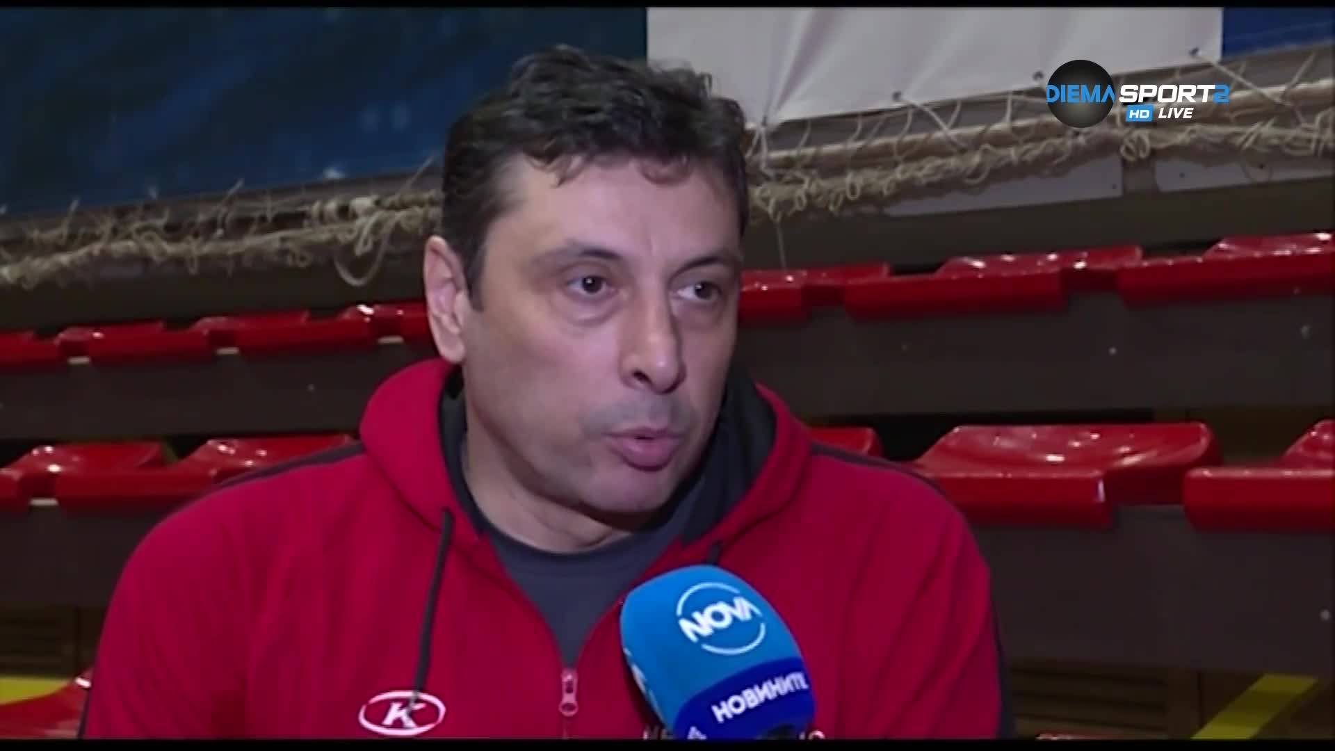 Ники Желязков: Ще опитаме да дадем всичко от себе си в реванша с Олимпиакос
