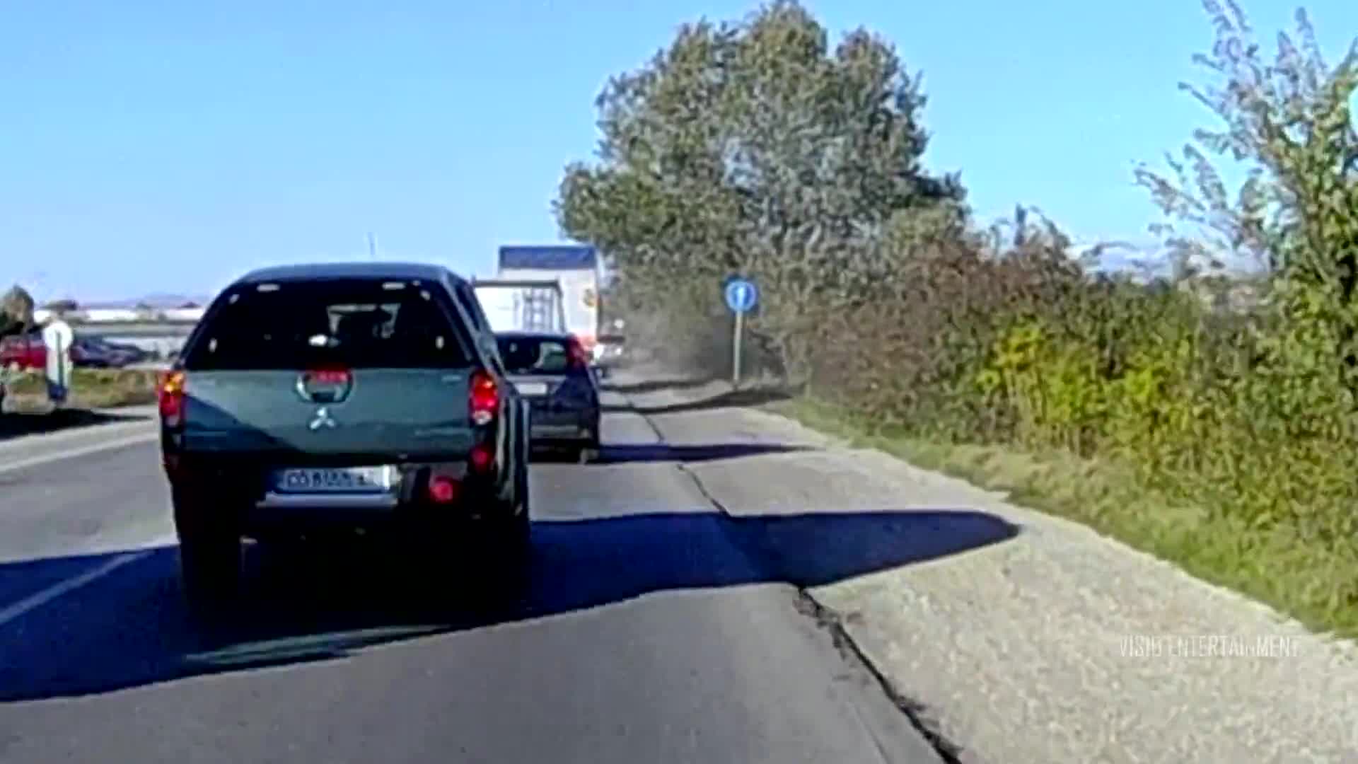 Джигитско изпреварване в Пловдив
