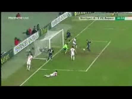 27.01.09 Щутгарт - Байерн Мюнхен 1:5 Франк Рибери Гол