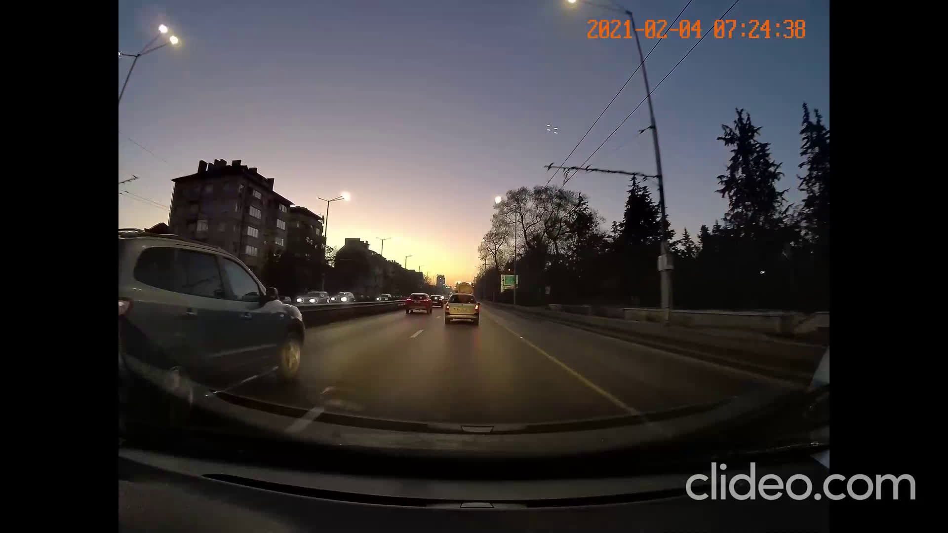 Три засичания с автомобил в рамките на метри