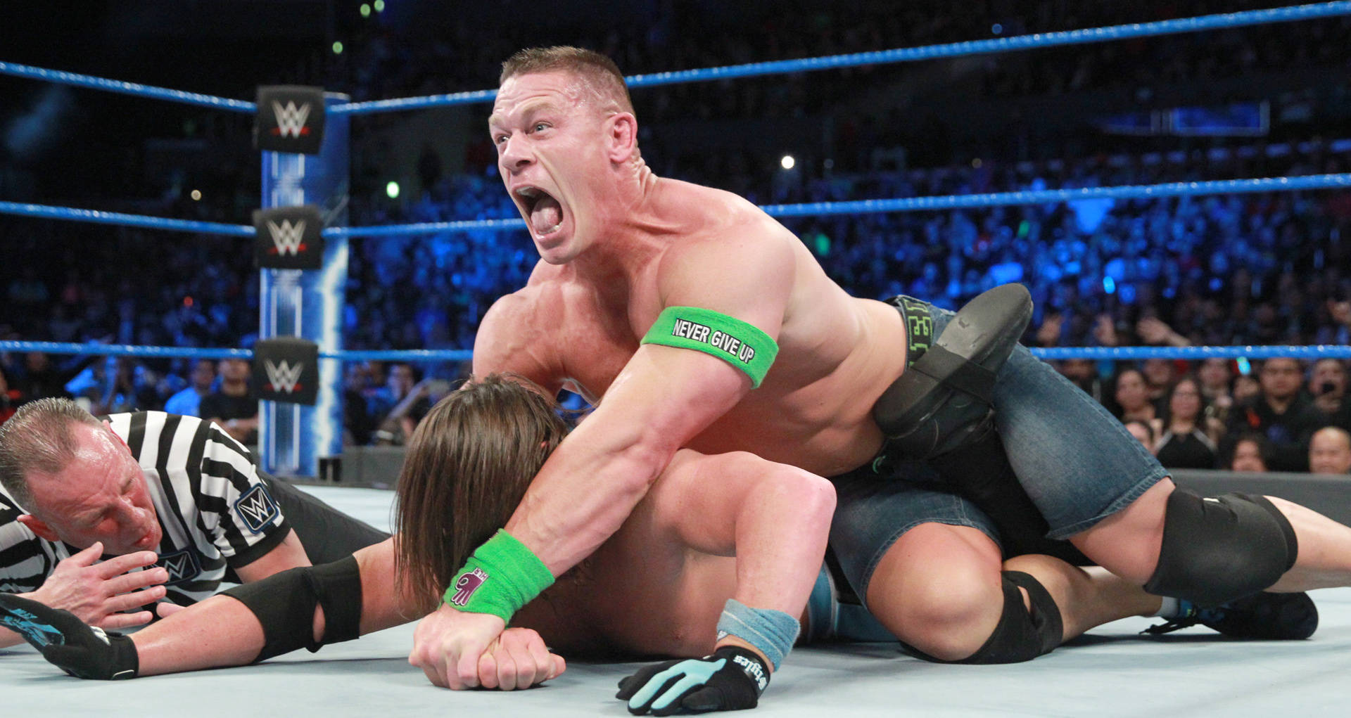 Джон Сина срещу Ей Джей Стайлс: WWE 28.02,2017