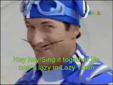 No One`s Lazy In Lazy Town Instrumental Karaoke