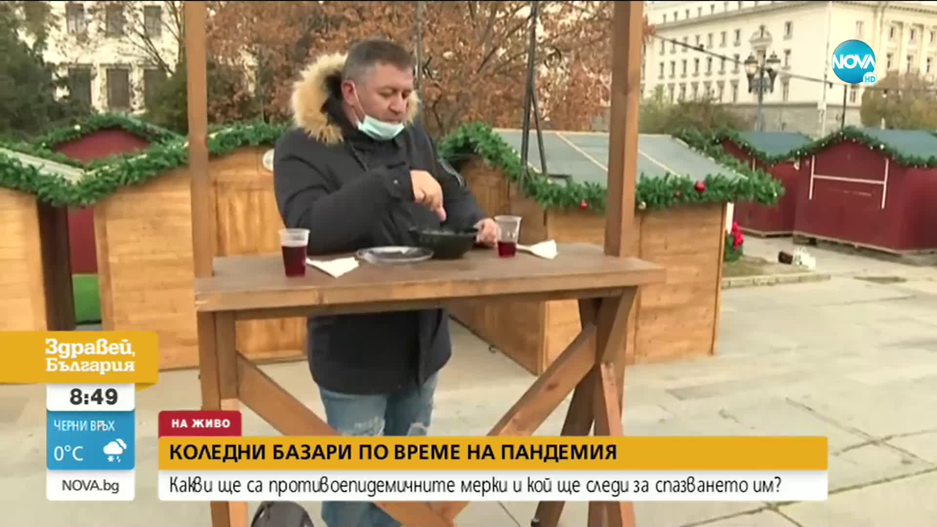 Какви ще са противоепидемичните мерки на коледните базари в София?