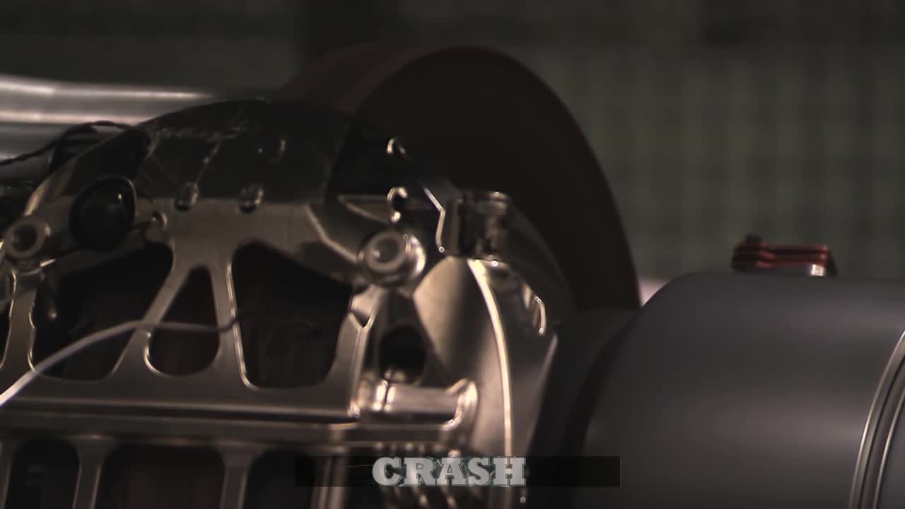 Тест на спирачната система на болидите от F1!