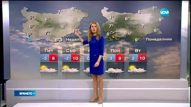 Прогноза за времето (19.02.2015 - централна)