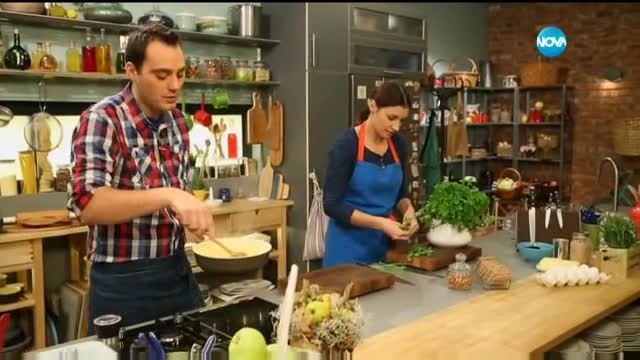 Аранчини със сос от печени чушки - Бон апети (24.11.2015)