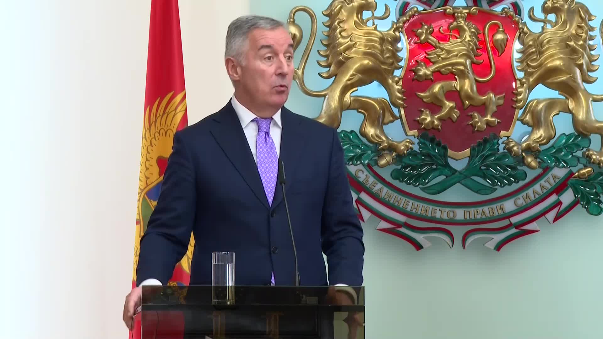 Президентът на Черна гора - на официално посещение у нас