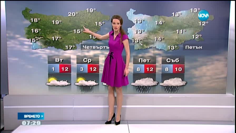 Прогноза за времето (24.03.2015 - сутрешна)