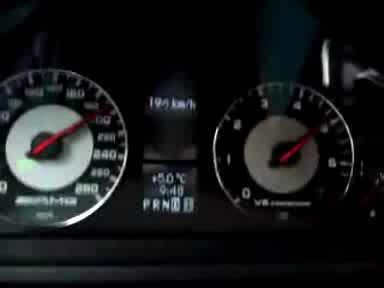 Mercedes G 55 Amg 0 - 200 Km. Ускорение