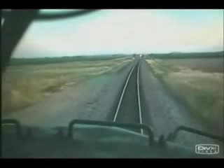 Сблъсък влак срещу влак Яко !!!