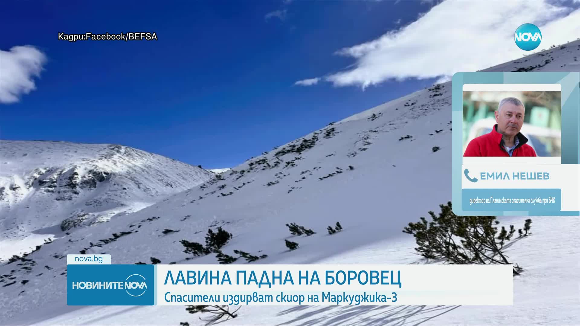 Лавина затрупа скиори и сноубордисти в Боровец