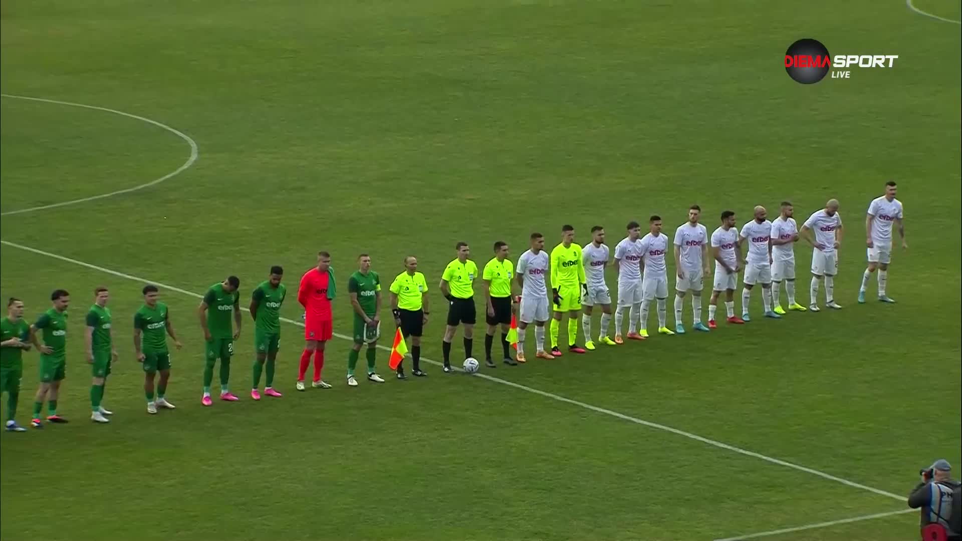 Химнът на България огласи стадион "Ивайло" преди мача за Суперкупата