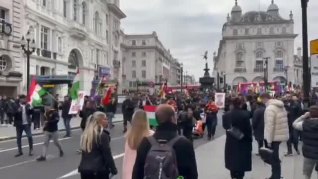 Протест в Лондон