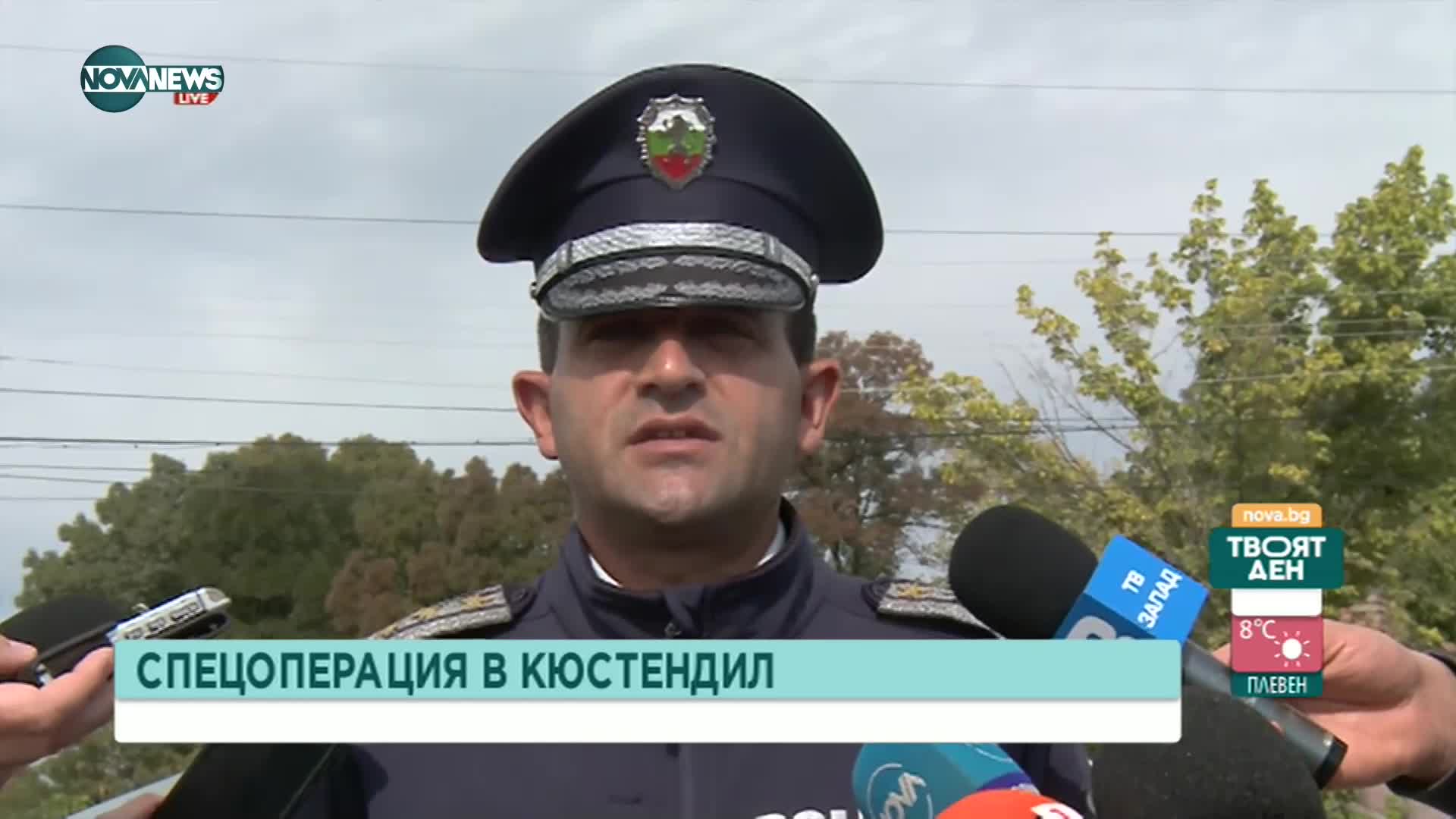 Полицейска акция в Кюстендил и Дупница, има задържан