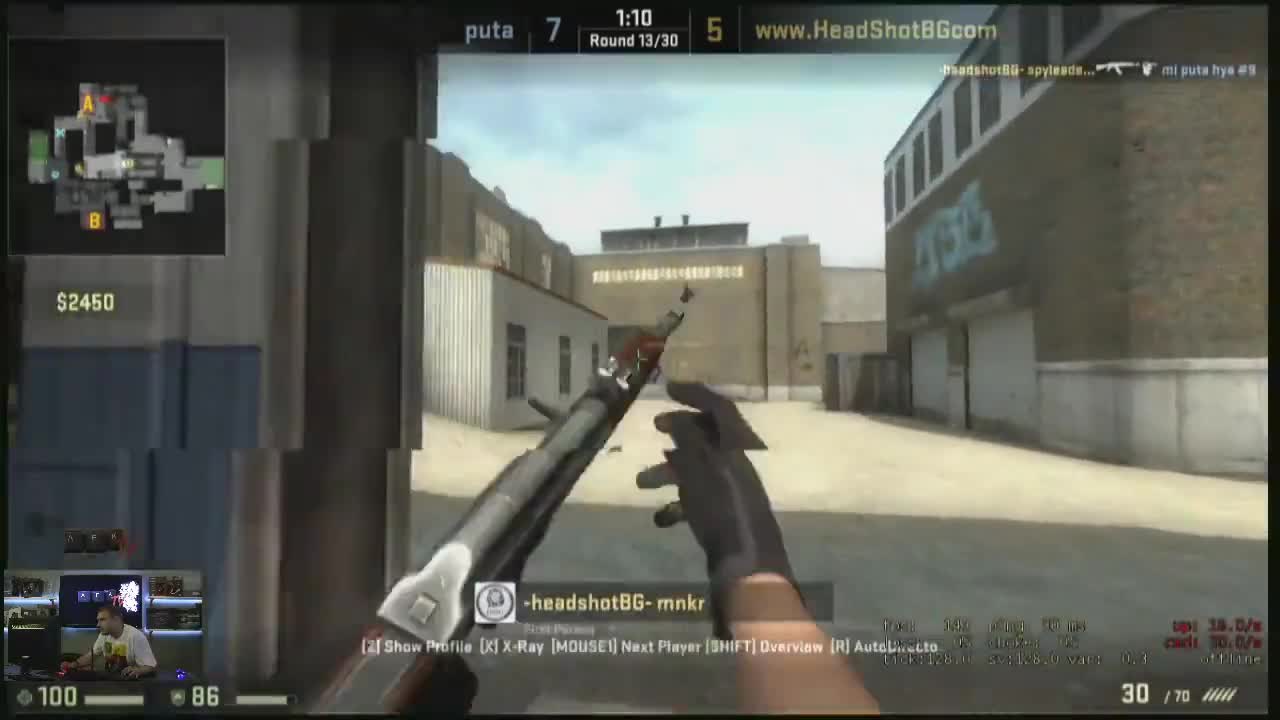 Cs:go - Headshotbg[bg] vs mi puta[dk] - Go4cs:go Final - Part 1