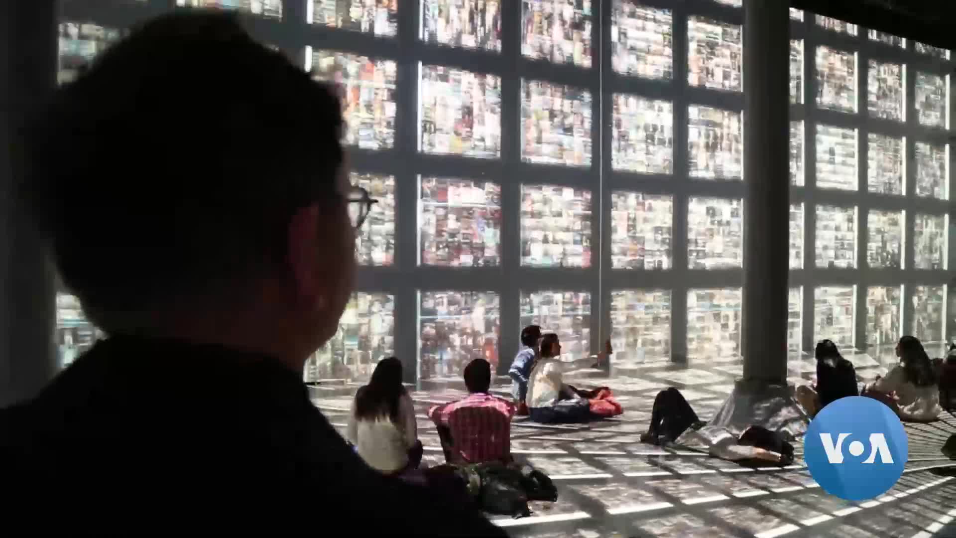 When Algorithms Make Art Immersive Art Installation Exhibits Machine