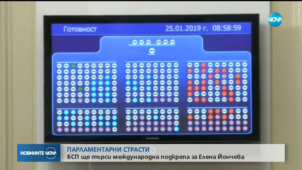 БСП ще търси международна подкрепа за Елена Йончева