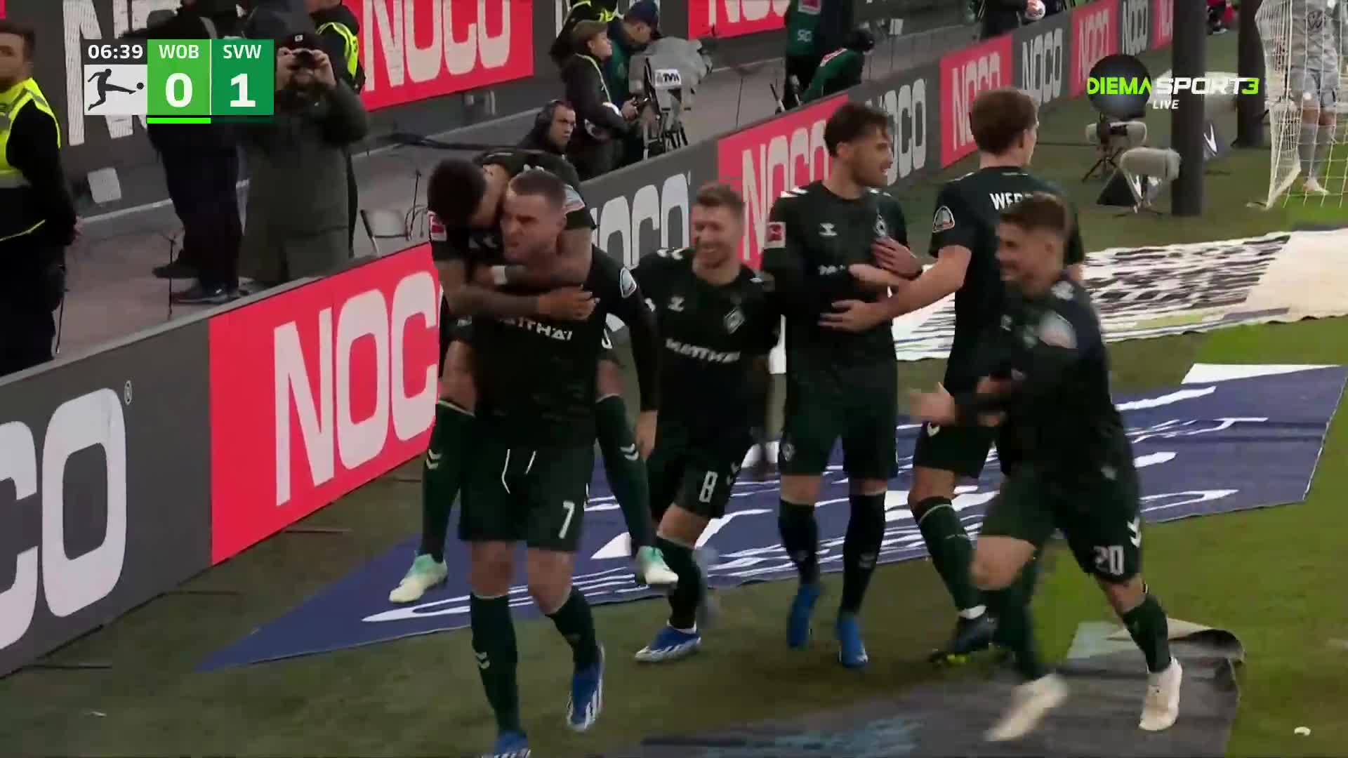 Волфсбург - Вердер 2:2 /репортаж/
