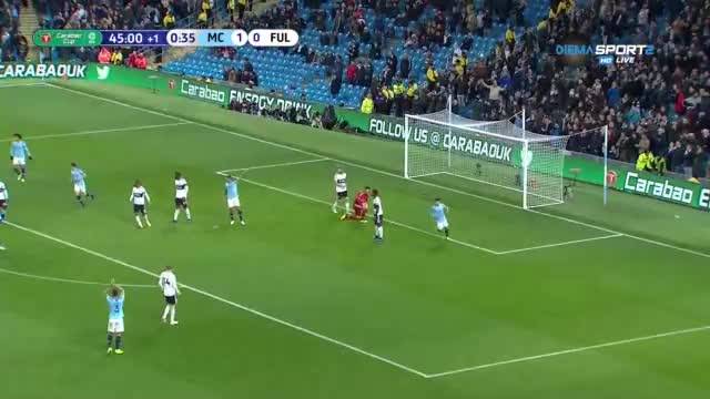 Манчестър Сити - Фулъм 1:0 /първо полувреме/