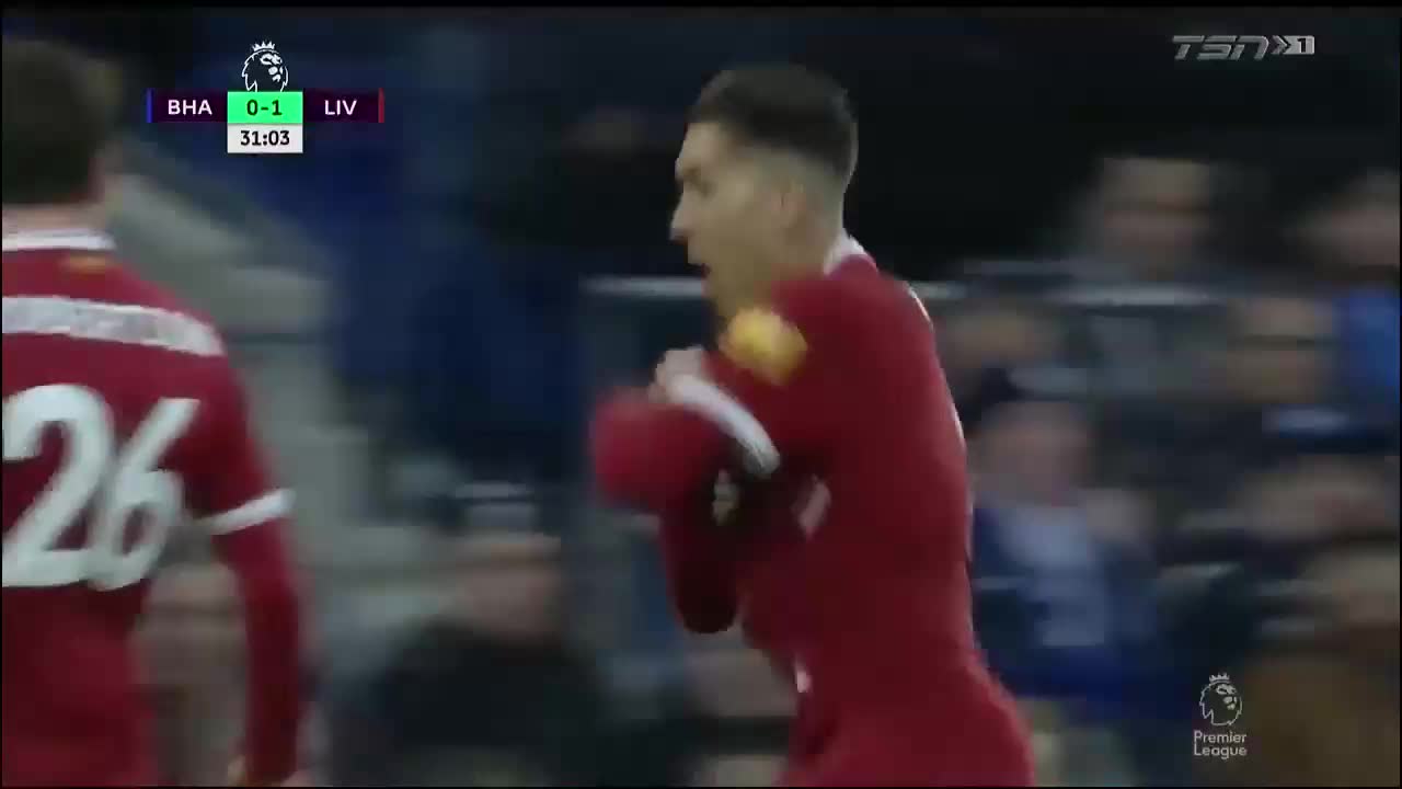 Брайтън & Хоув Албиън - Ливърпул 1:5 02.12.2017 Всички Голове
