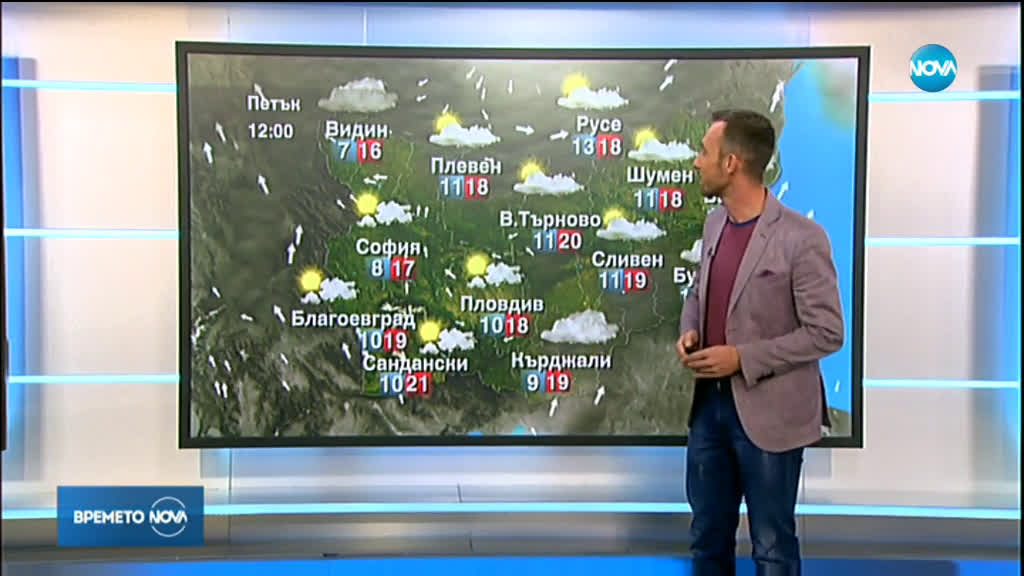 Прогноза за времето (15.11.2019 - обедна емисия)