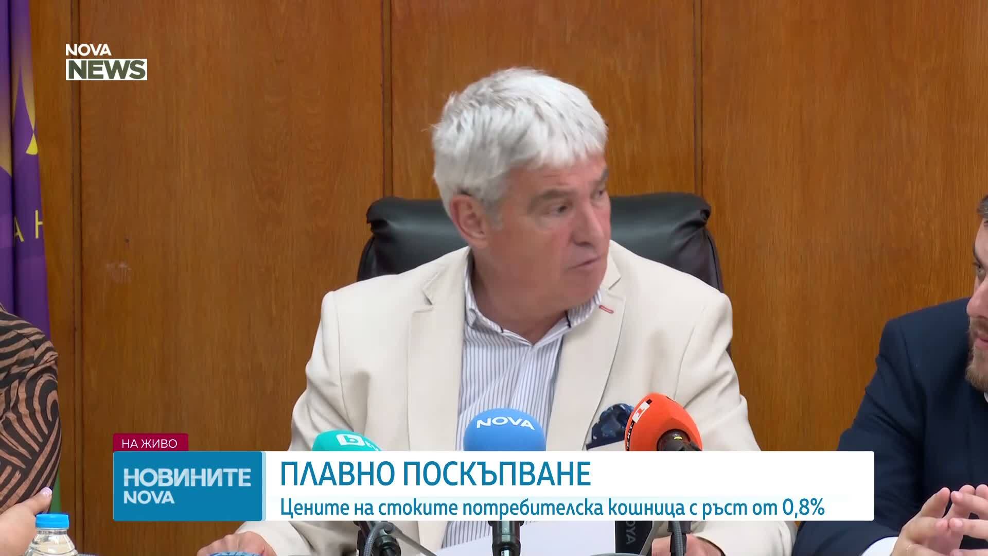 Цените на стоките потребителска кошница с ръст от 0,8% през май