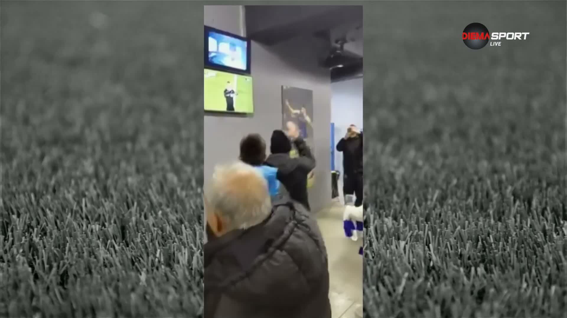 Радост на "Герена" след последния съдийски сигнал на Лудогорец - Черно море