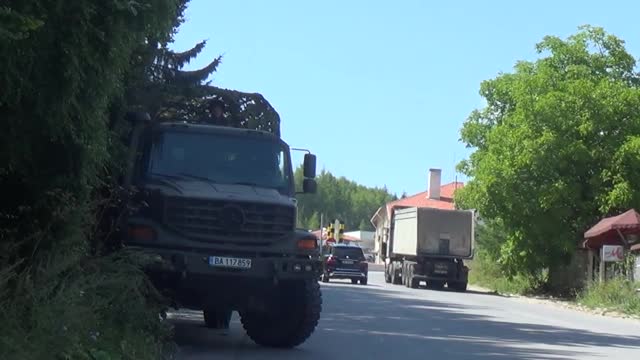Части на армията се разположиха по границата с Македония