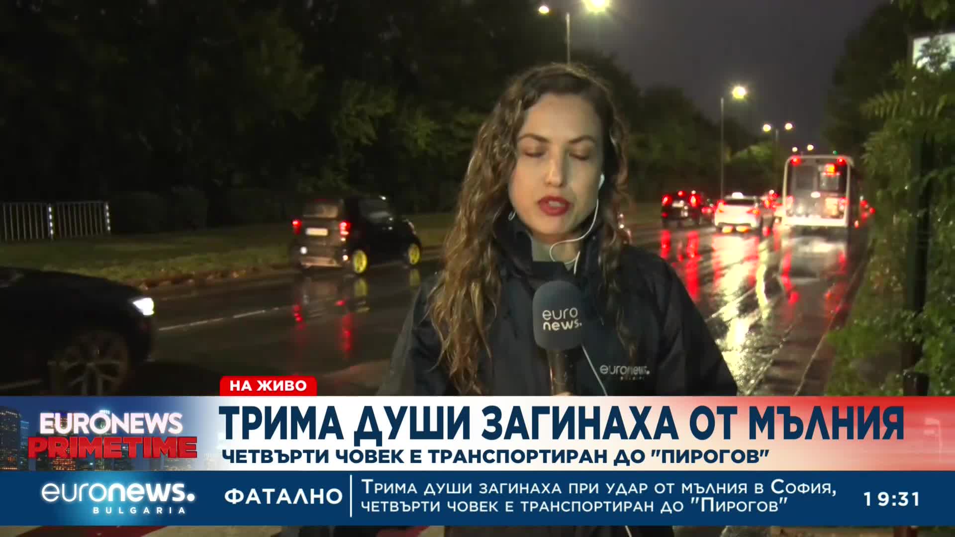 Мълния удари четирима сирийци в центъра на София, уби на място трима