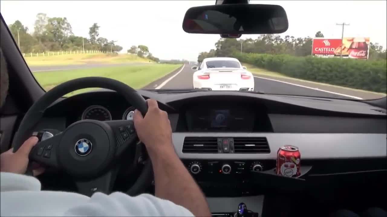 Лудост на пътя • гонка с Bmw M5 V10 !