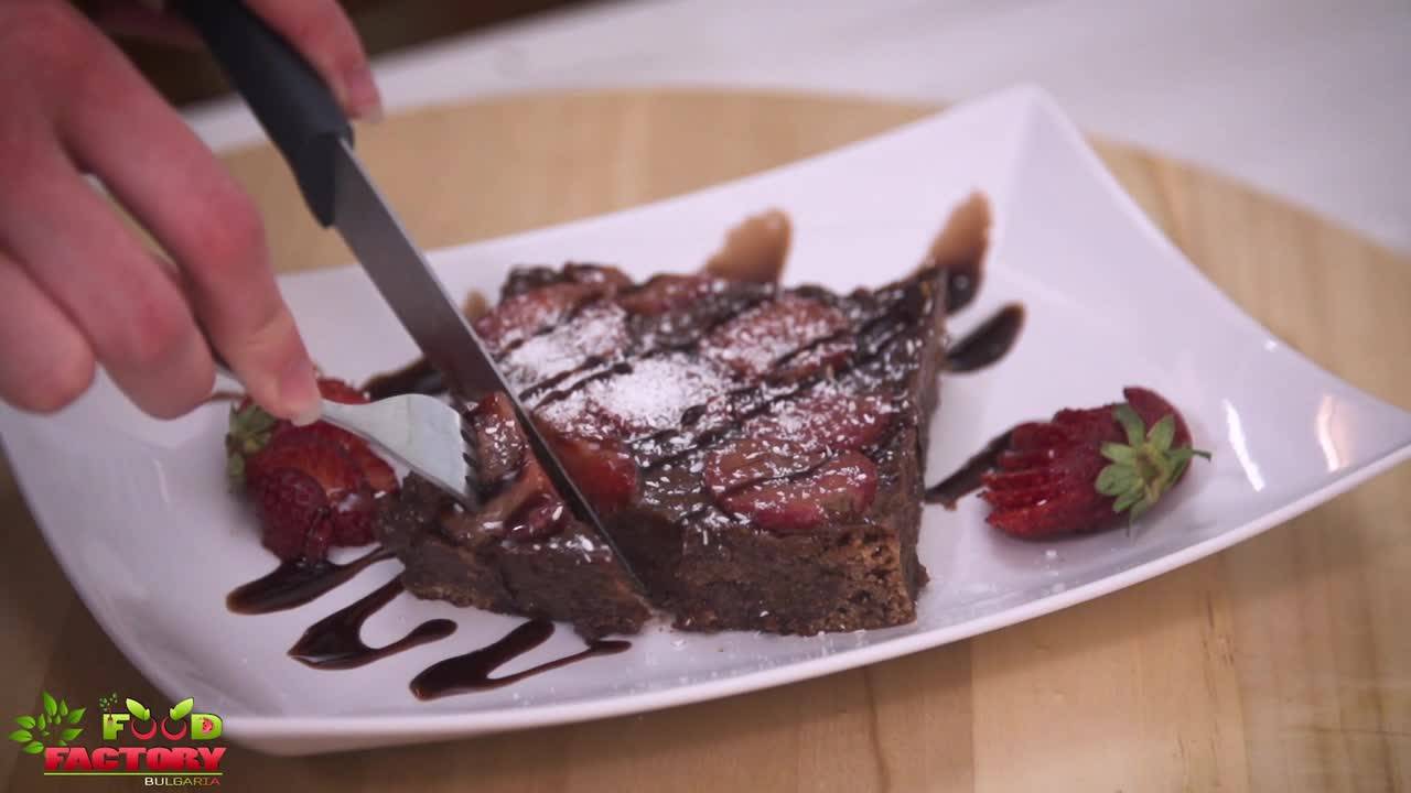 ВКУСНО! ШОКОЛАДОВО БРАУНИ С ЯГОДИ