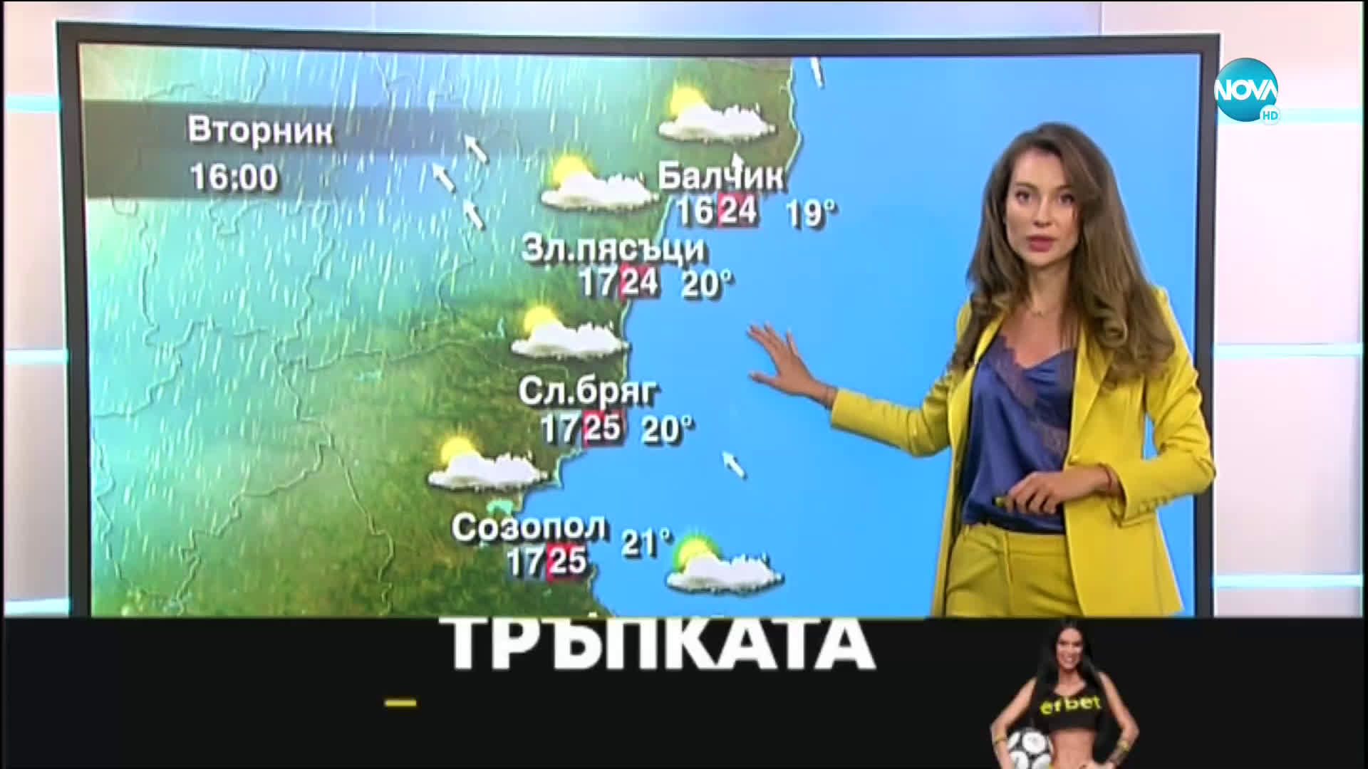 Прогноза за времето (08.06.2020 - централна емисия)