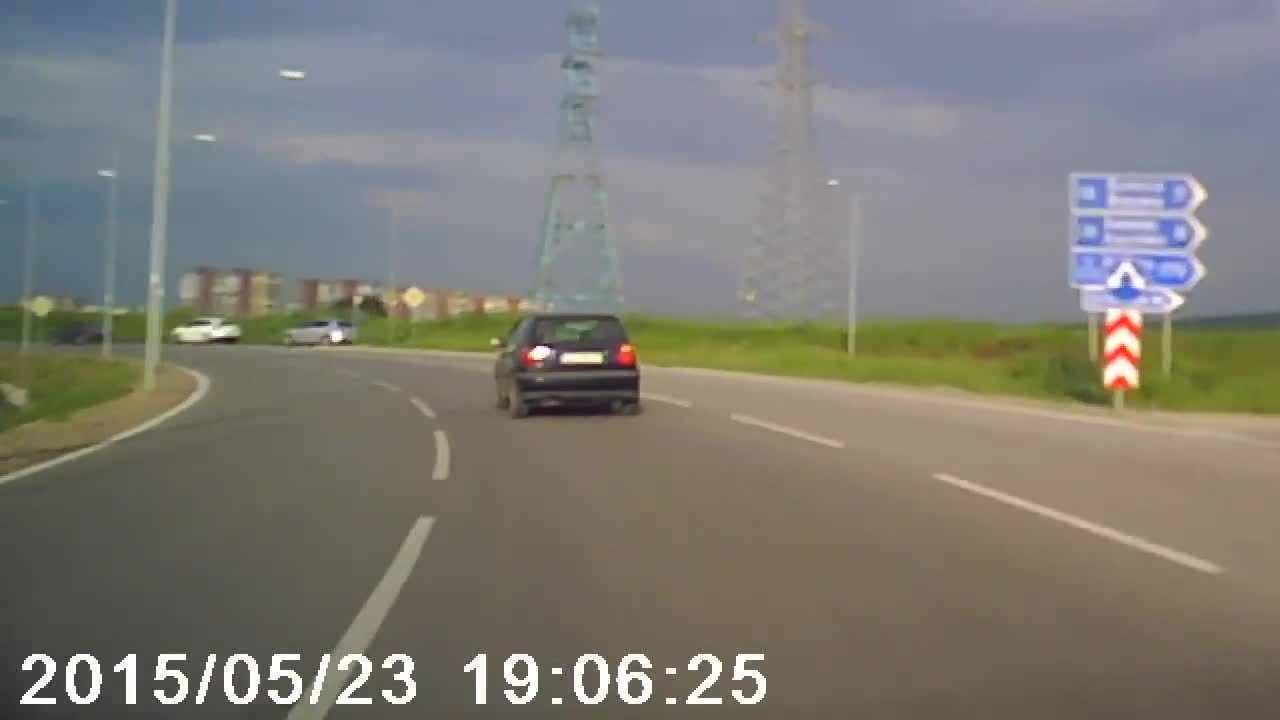 Мерцедес с перфектно засичане на околовръстното в София